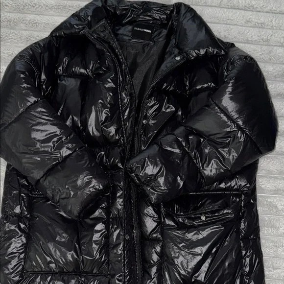 Fashion Nova Black Puffer Coat - Picture 4 of 7